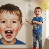 baby first birthday gift ideas — personalized portrait canvas gift for kids