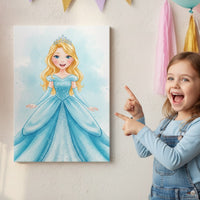 best birthday gifts 6 year old girl — personalized portrait canvas gift for kids