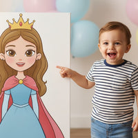 birthday gift 2 year old boy — personalized portrait canvas gift for kids