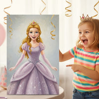 birthday gift 4 year old girl — personalized portrait canvas gift for kids