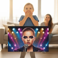 kpop gifts for kids pop star — personalized portrait canvas gift for kids