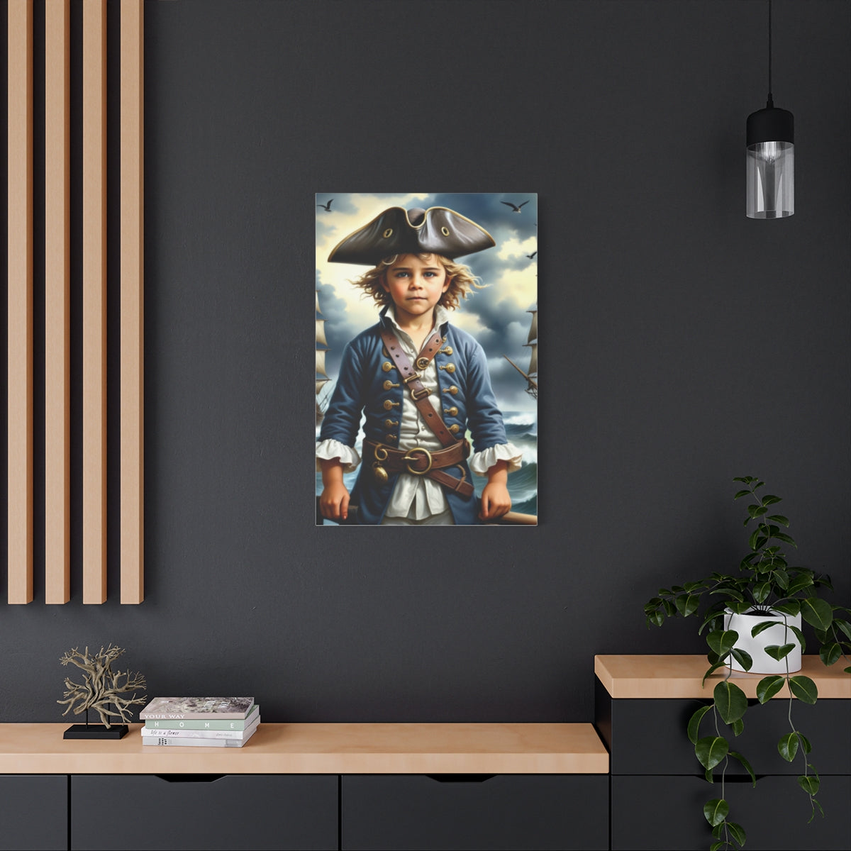 Cold Pirate - Personalized Kid Portrait For Boys