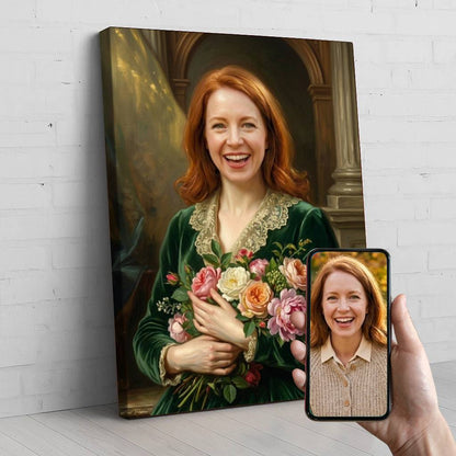 Custom Oil Painting Portrait – Personalized Wall Art Gift