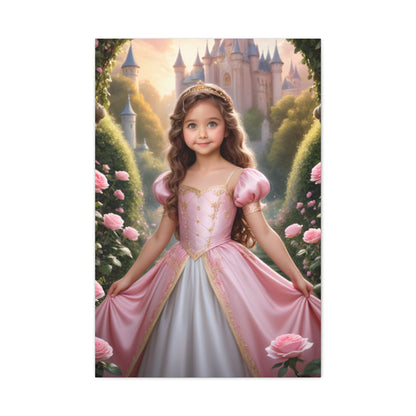 Rose Princess - Personalized Kid Portrait For Girl