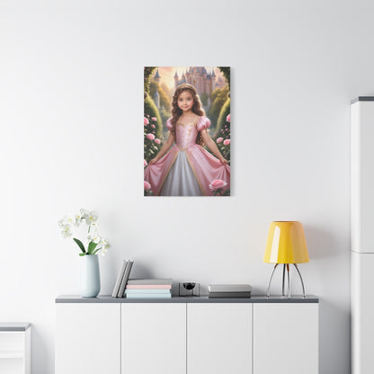 Rose Princess - Personalized Kid Portrait For Girl